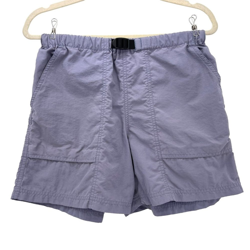 Vintage Patagonia Nylon Belted Gray Outdoor Shorts Womens Medium
